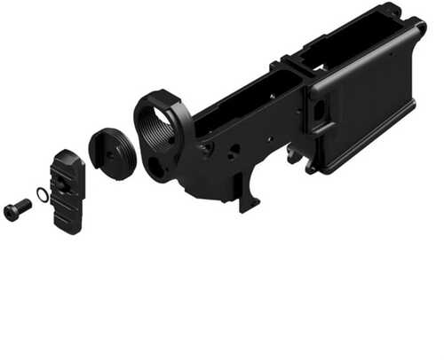 KNS Precision Inc. Stock Adapter without Flange Fits AR-15 Converts Buffer Tube to 1913 Rail Matte Finish Black AR-MCX A