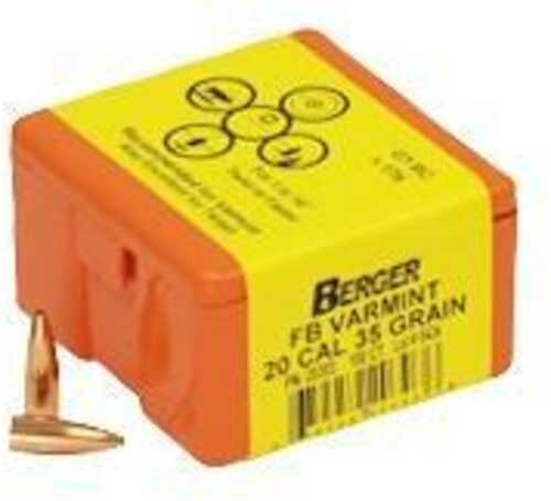 Berger Match Grade Varmint Bullets .20 Cal .204" 35 FB 100/Box