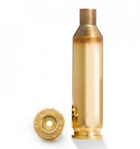 Alpha Munitions Ultra Premium Unprimed Brass Cartridge Cases .22 Creedmoor - Large Rifle Primer 100/Box