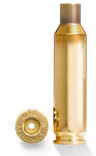 Alpha Munitions Ultra Premium Unprimed Brass Cartridge Cases 6.5 Creedmoor - Large Rifle Primer 100/Box