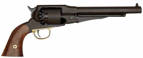 Pedersoli Remington Pattern Target Muzzleloading Handgun .44 Cal 6Rd Capacity 7.5" Barrel Black With Wood Grips