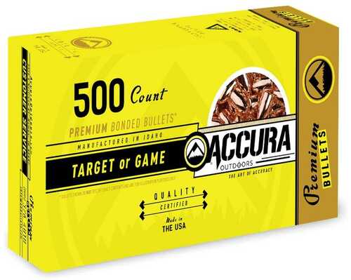 Accura Premium Bonded Bullets .30 Cal .308" 120 Grain Spitzer Point (SP) 500 Rounds / Pack