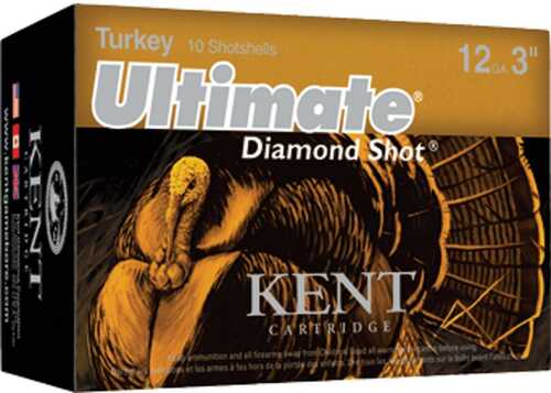 Kent Cartridge 12 Gauge 3 In 1-3/4 Oz #4 Steel Shot 10 Rounds for Turkey