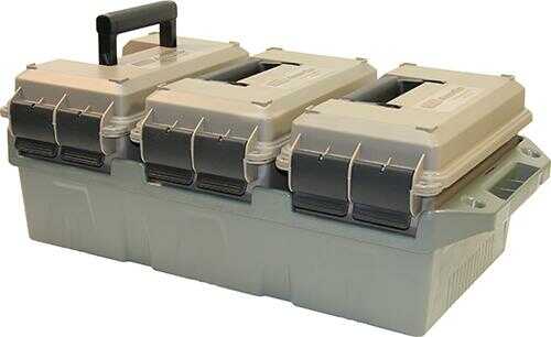 3-Can Ammo Crate 50 Cal Dark Earth