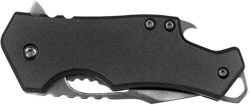 Sarge Knives Black Fuse Folding Knife 2 3/8" Blade With Bottle Opener