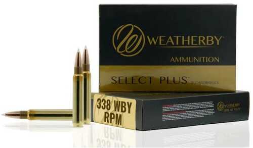 Weatherby Select Plus Barnes Ttsx Rifle Ammunition 338 Weatherby RPM 225gr Pt 2800 Fps 20 Rounds