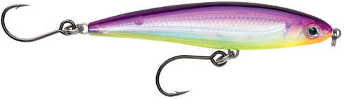 Rapala X-Rap&reg; Twitchin&rsquo; Minnow 4" Purple Chartreuse