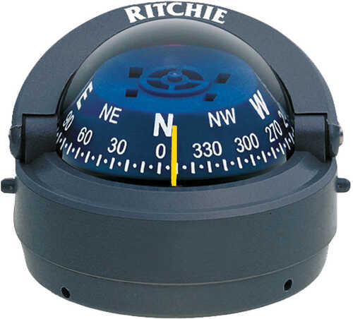 Ritchie S-53G Explorer Compass - Surface Mount - Gray