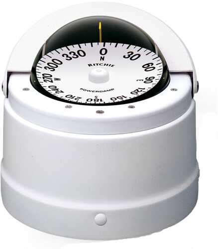 Ritchie DNW-200 Navigator Compass - Binnacle Mount - White