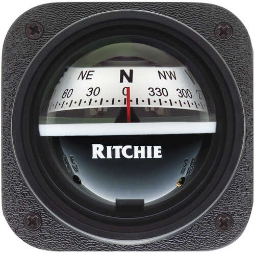 Ritchie V-527 Kayak Compass - Bulkhead Mount - White Dial