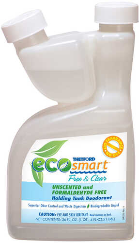 Thetford Eco-Smart Holding Tank Deodorant - Free and Clear Formula - 36 oz.