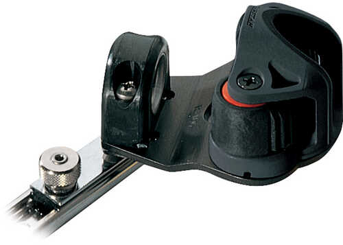 Ronstan Series 19 C-Track Slide - w/Swiveling Dead Eye - Cam Cleat - Spring-Loaded Track Stop