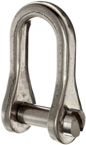 Ronstan Standard Dee Slotted Pin Shackle - 1/4" 7/8"L x 9/16"W