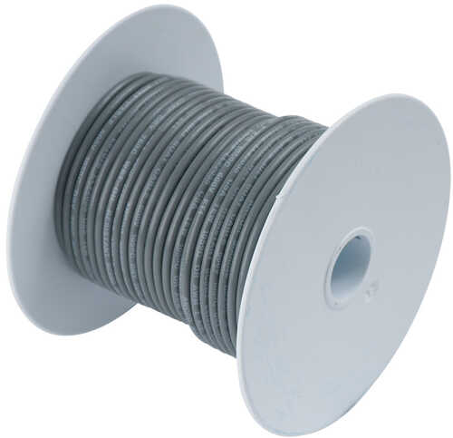 Ancor Grey 14 AWG Tinned Copper Wire - 100'