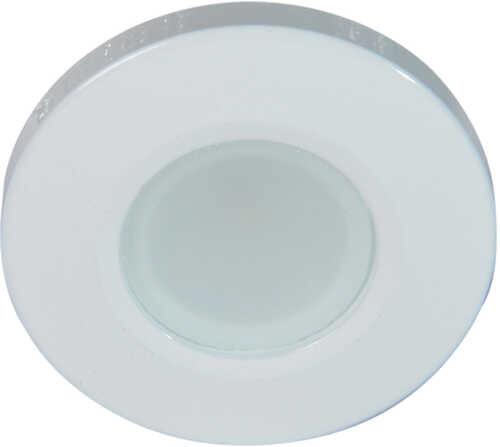 Lumitec Orbit Flush Mount Down Light - Blue Non Dimming Red & White w/White Housing