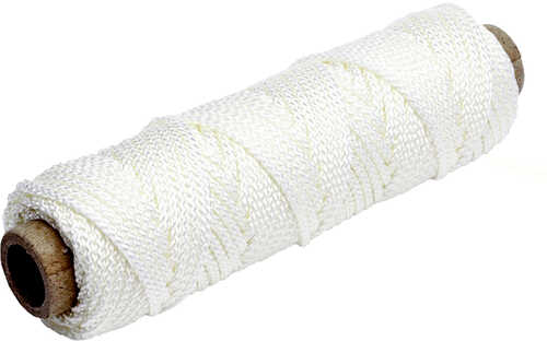 Tigress 100' of 375lb Nylon Braid - White