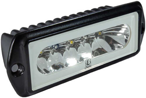 Lumitec Capri2 - Flush Mount LED Flood Light - Black Housing - 2-Color White/Blue Dimming