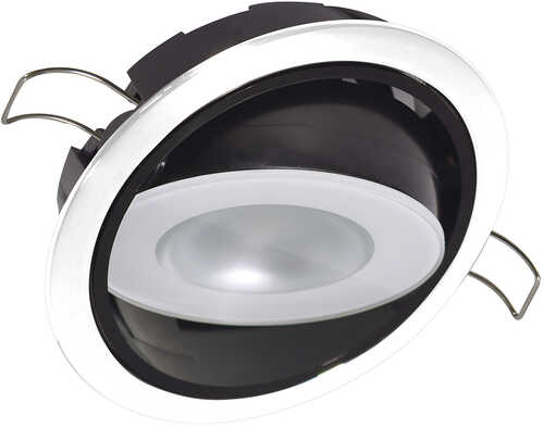 Lumitec Mirage Positionable Down Light - Spectrum RGBW Dimming - White Bezel