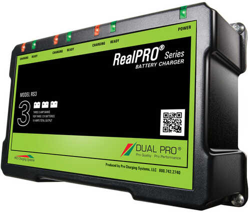 Dual Pro RealPRO Series Battery Charger - 18A - 3-6A-Banks - 12V-36V