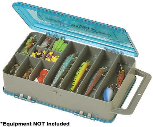 Plano Double-Sided Tackle Organizer Medium - Silver/Blue