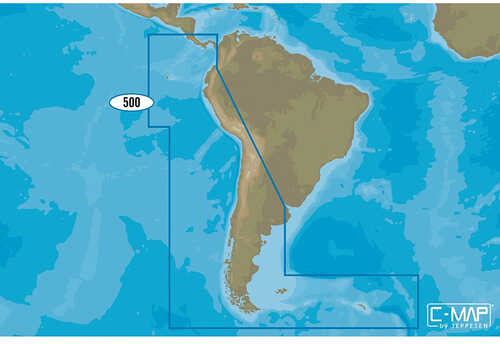 C-MAP 4D SA-D500 Costa Rica to Chile to Falklands