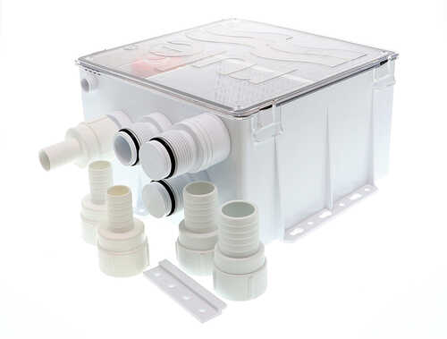 Rule Shower Drain Box w/800 GPH Pump - 24V