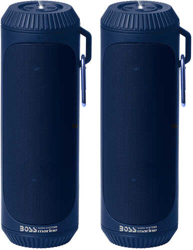 Boss Audio Bolt Marine Bluetooth&reg; Portable Speaker System with Flashlight - Pair