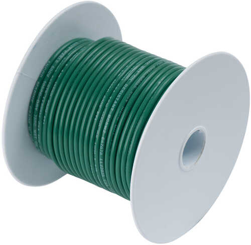 Ancor Tinned Copper Wire - 6 AWG - Green - 25'