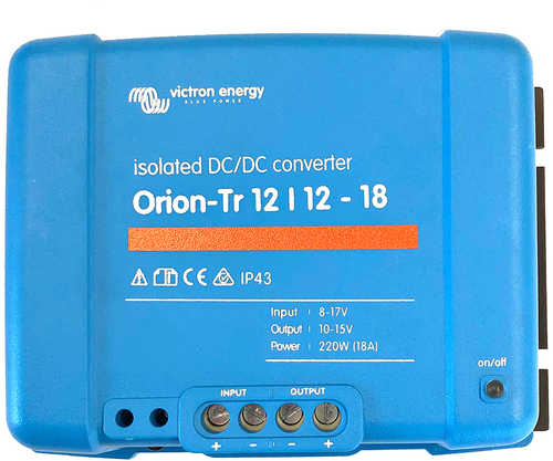 Victron Orion-TR DC-DC Converter - 12 VDC to 18AMP Isolated