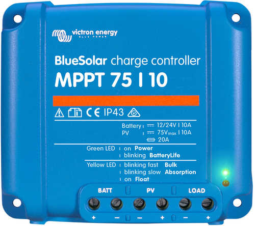 Victron BlueSolar MPPT Charge Controller - 75V - 10AMP