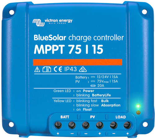 Victron BlueSolar MPPT Charge Controller - 75V - 15AMP