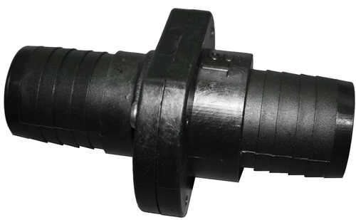 T-H Marine Double Barb Inline Scupper Check Valve - 1-1/2" - Black