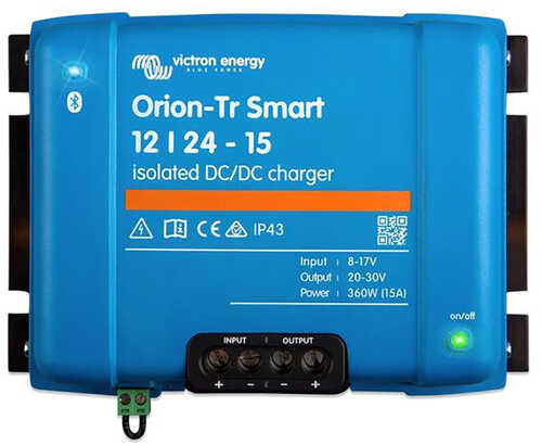 Victron Orion-TR Smart DC-DC 12/24-15 15A (360W) Isolated Charger or Power Supply