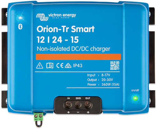 Victron Orion-TR Smart 12/24-15 15A (360W) Non-Isolated DC-DC or Power Supply