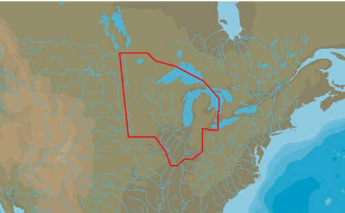 Lowrance C-MAP Lakes North Central Max-N+
