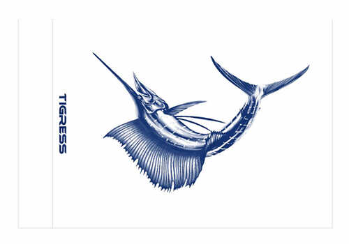 Tigress Sailfish Release Flag - 12" x 18"