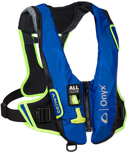 Onyx Impulse A/-24 All Clear Auto/Manual Inflatable Life Jacket - Blue