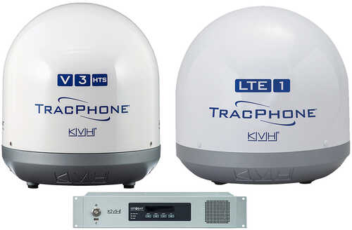 KVH TracPhone&reg; V3HTS &amp; LTE-1 Bundle