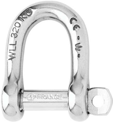 Wichard Self-Locking D Shackle - Diameter 5mm - 3/16"