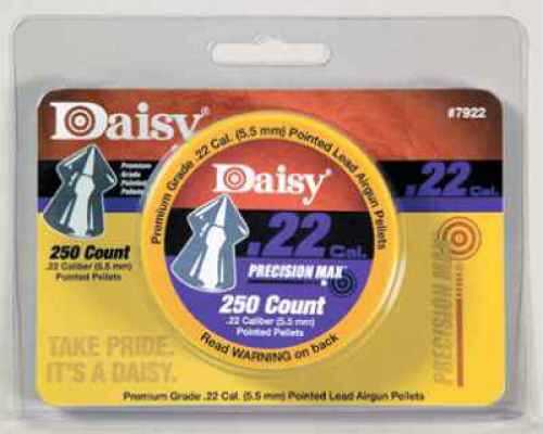 Daisy PrecisionMax Pointed Pellets .22 cal 250 ct. Model: 997922-512