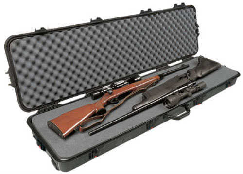 Doskosport Aw Double Scoped Rifle/Shotgun Case With Wheels 54.25" X 15.25" X 6" - High-Density, Die-Cut, pluckable Foam