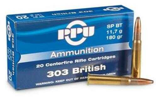 303 British 180 Grain Soft Point 20 Rounds Prvi Partizan Ammunition