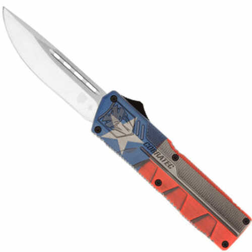 Cobratec Knives Texas Flag Ltwt Drop Not Serrated