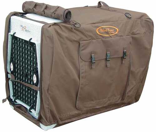 Mud River Bedford Brown Uninsulated Kennel Cover L-ex