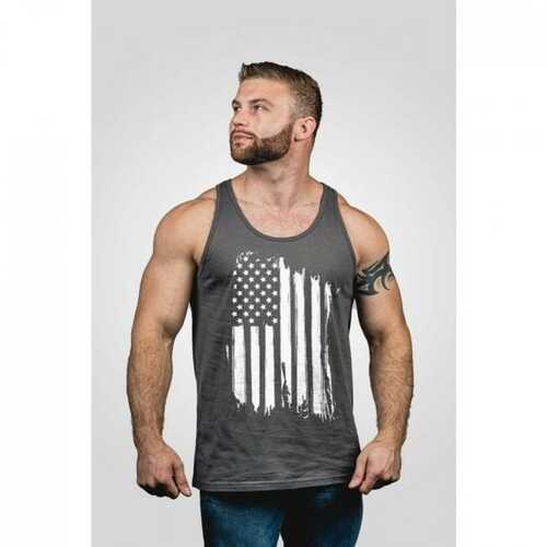 Nine Line Apparel America Jersey Tank Asphalt Large