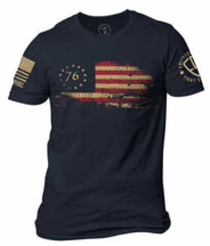 Nine Line Apparel Enlisted 9 Mens T-shirt 76 Flag Navy S