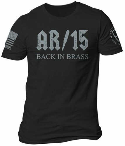 Nine Line Apparel Back In Brass Tshirt Black 3xl