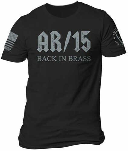 Nine Line Apparel Back In Brass Tshirt Black Xl