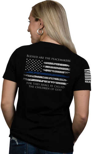 Nine Line Apparel Thin Blue Line-tshirt Black Medium