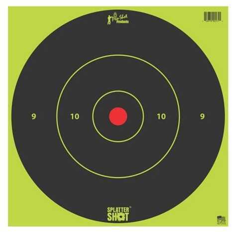 PROSHOT 12B-Green-TG12Pk 12" Splatter Bullseye Grn